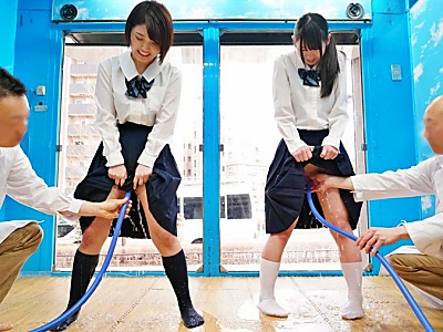 【ＭＭ号】女子校生のマンコを洗浄しちゃう！企画でマンコいじられたＪｋと挿入エッチ